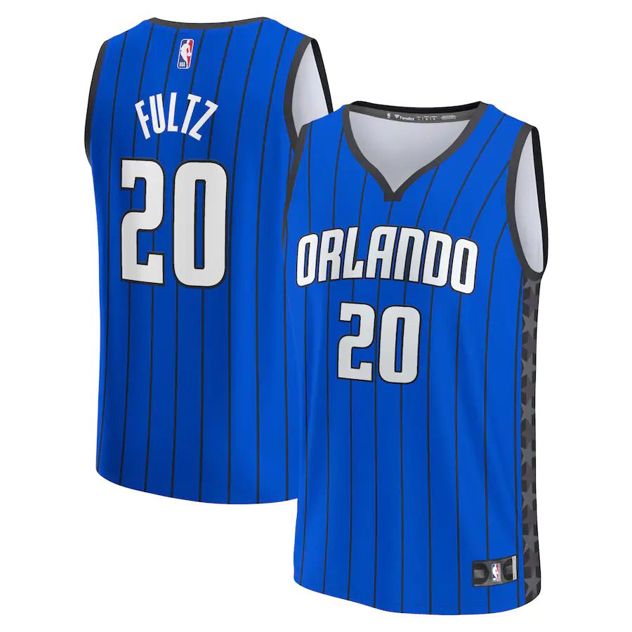 Men Orlando Magic #20 Markelle Fultz Fanatics Branded Blue 2022-23 Fast Break Replica NBA Jersey